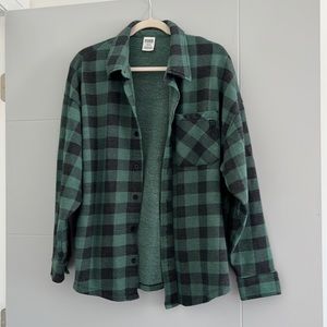 Plaid Shacket from PINK Size M